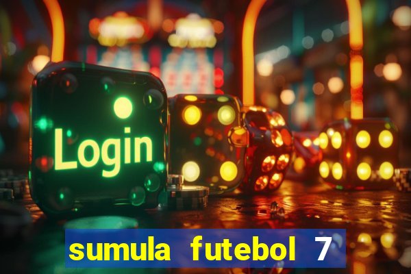 sumula futebol 7 society excel